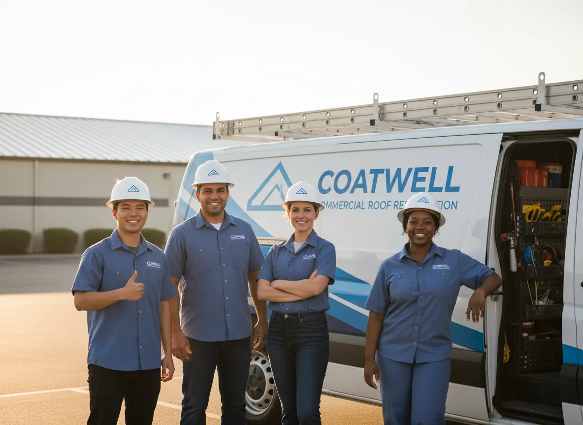 Commercial roof coating company in Paloma, IL